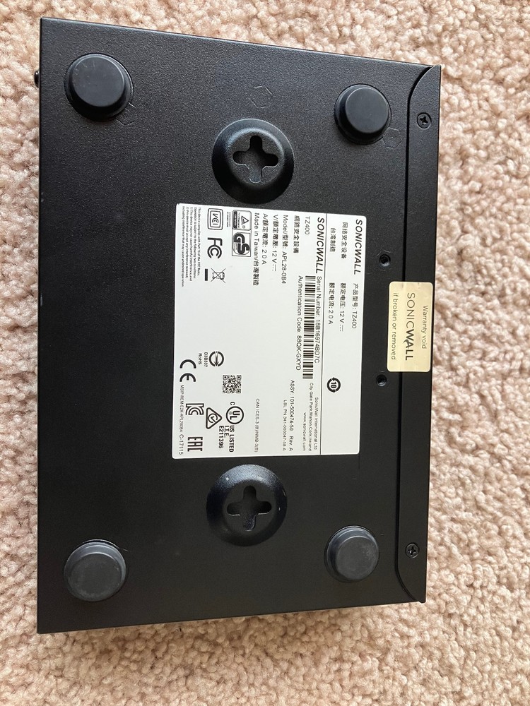 SonicWall TZ400 Network Security/Firewall Appliance