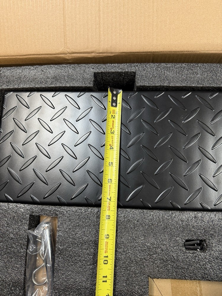 Hitch Extension 2" Receiver With Locking Storage Step & Anti-Rattle Mount