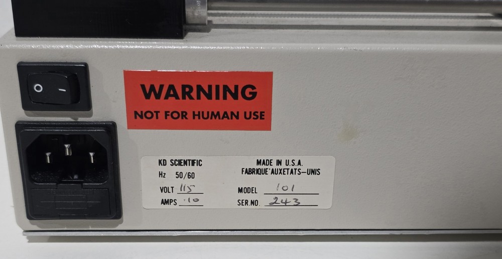 Instech Model 2000 KD Scientific 101 Laboratory Syringe Pump