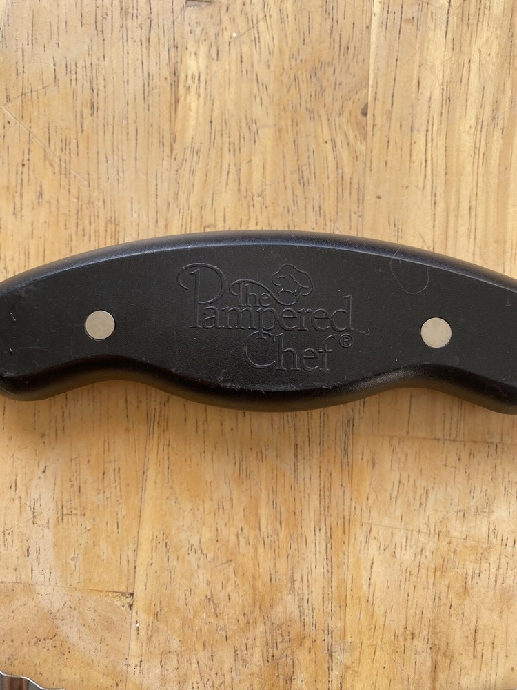 Pampered Chef Chopper Dough Cutter Scraper Pastry Stainless