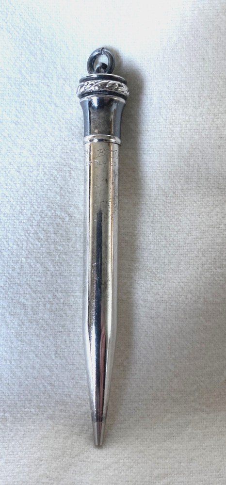 Antique Silverplate Dance Card Automatic Pencil