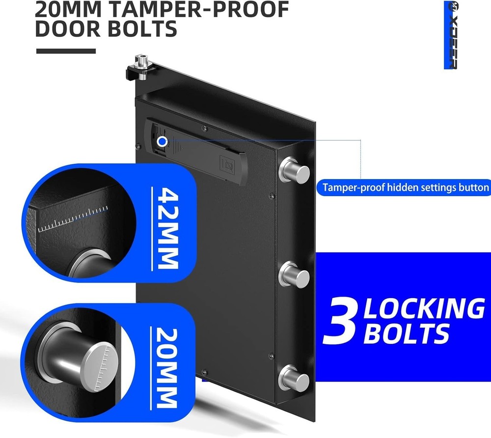 Optimal Protection Biometric Safe Box, 1-