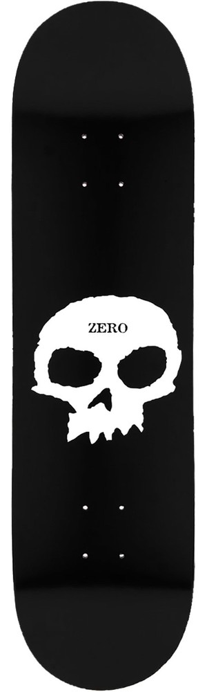 Zero Skateboards Single Skull 8.25" Skateboard Deck + griptape