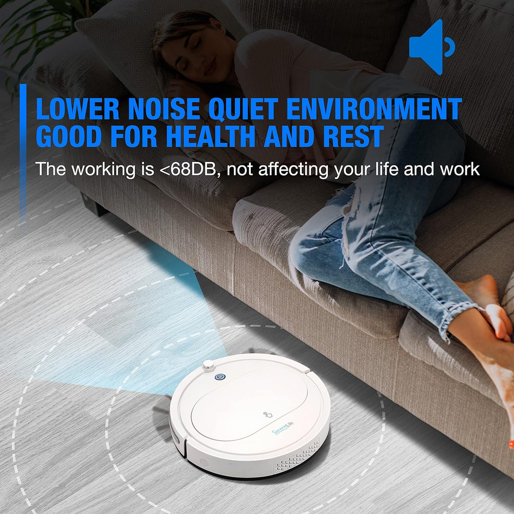 Robot Vacuum Cleaner with Remote Control, Smart Robotic Machine Automatic Floor