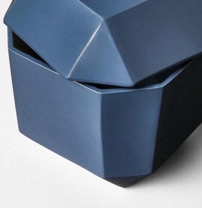 Threshold Studio McGee Navy Blue Lacquer Decorative Box