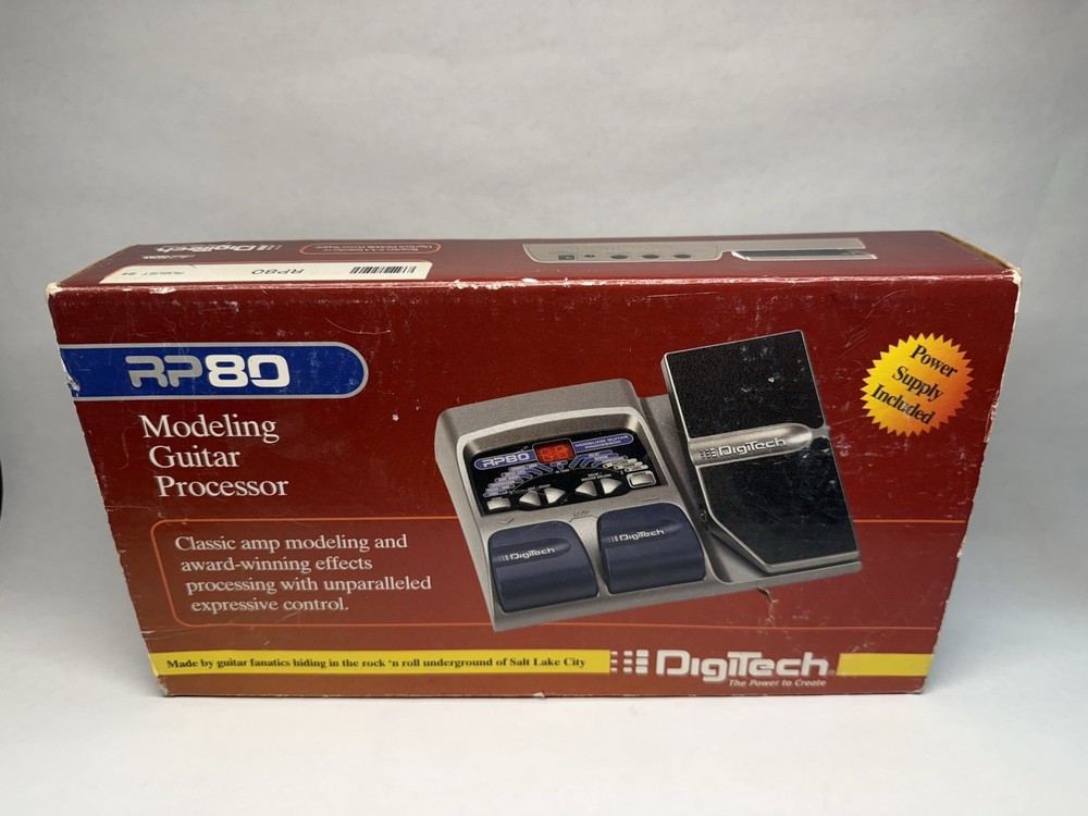 DigiTech RP80 Digital Modeling Guitar Processor
