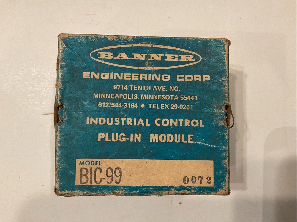 Banner BIC-99/ BIC99 COUNTER MODULE - NEW