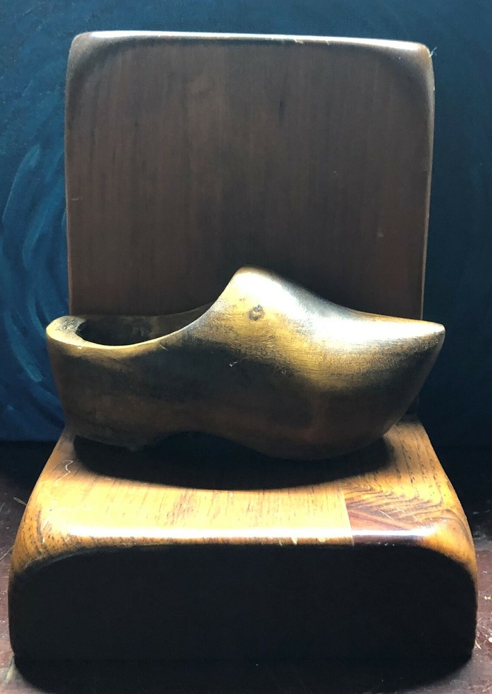 Dutch Wooden Shoe Bookend
