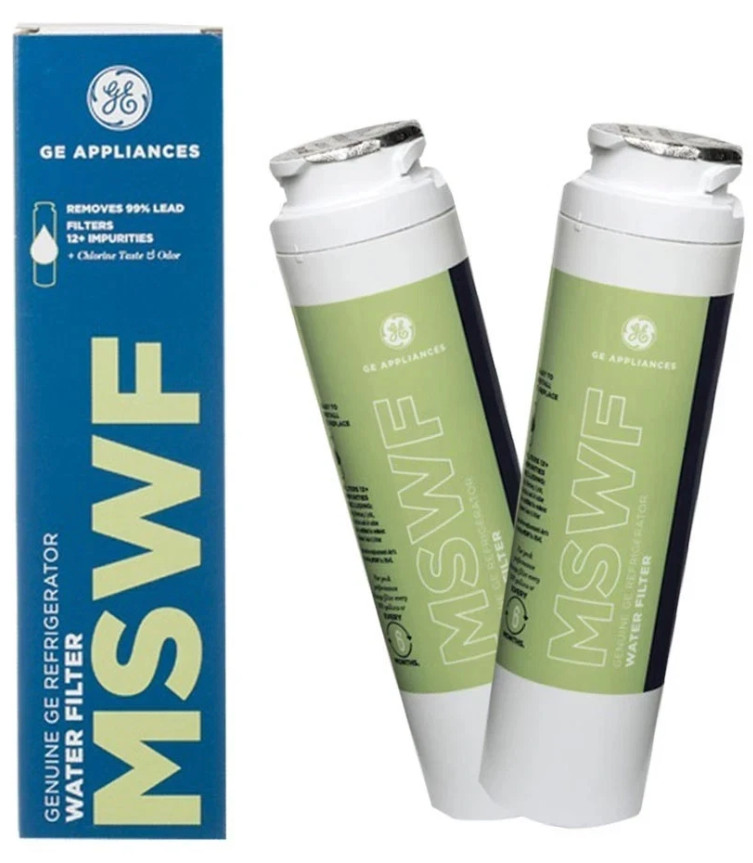 2 PACK GE MSWF SmartWater Refrigerator Replacement Water Filter New, USA