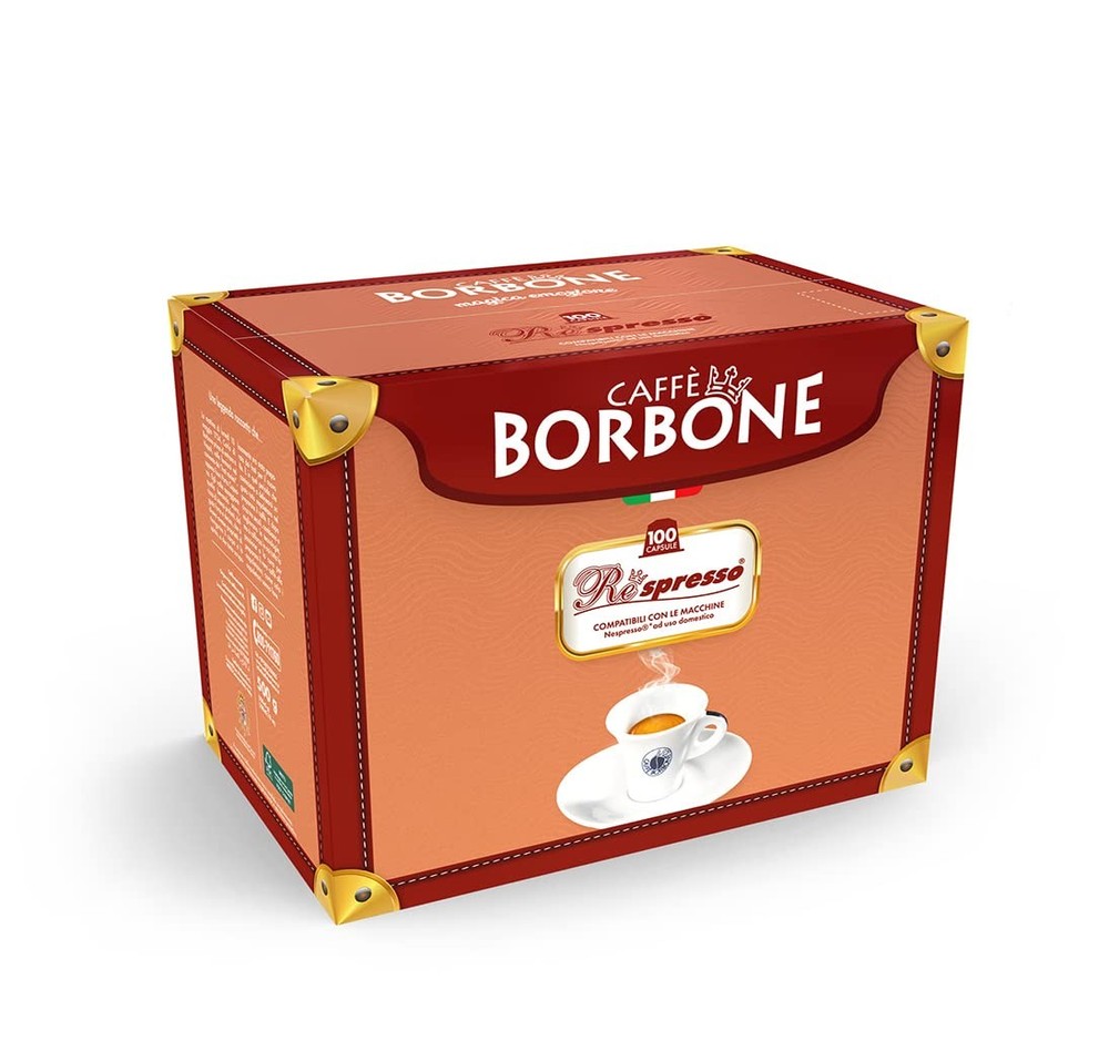 Caffè Borbone Red Blend Nespresso Compatible Espresso 100 Count,