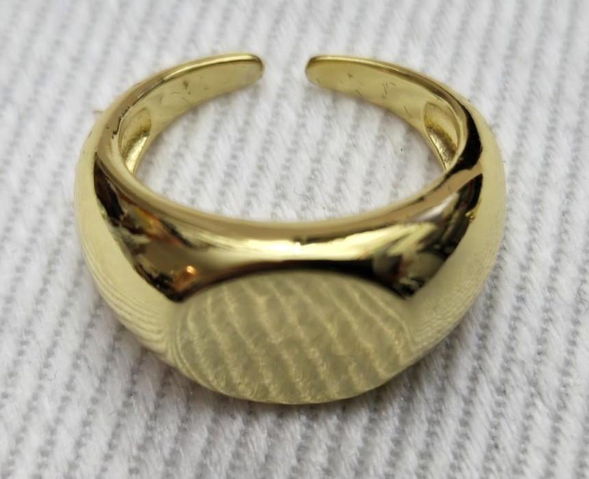 Chunky Gold Ring Set 4Pc Svovin Adjustable Boho Statement Rings