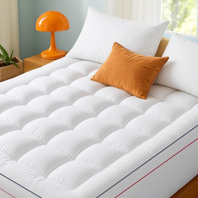 Queen Mattress Topper - Extra Thick Mattress Pad Cover with Deep Pocket