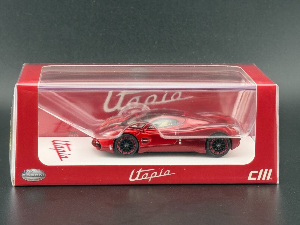 CM Model Pagani Utopia Custom Metallic Red 1/64
