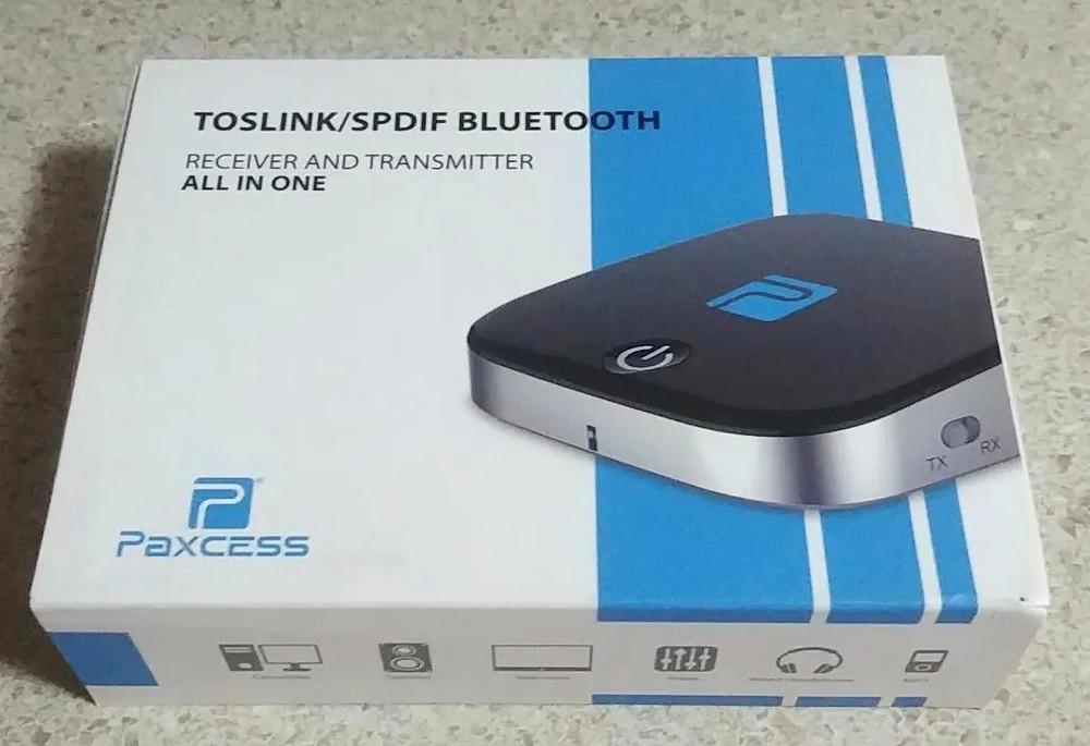 Paxcess TOSLINK/SPDIF Bluetooth Receiver & Transmitter ALL IN ONE