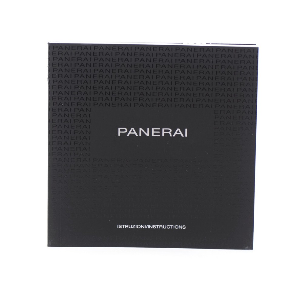 Panerai Instructions Booklet Manual