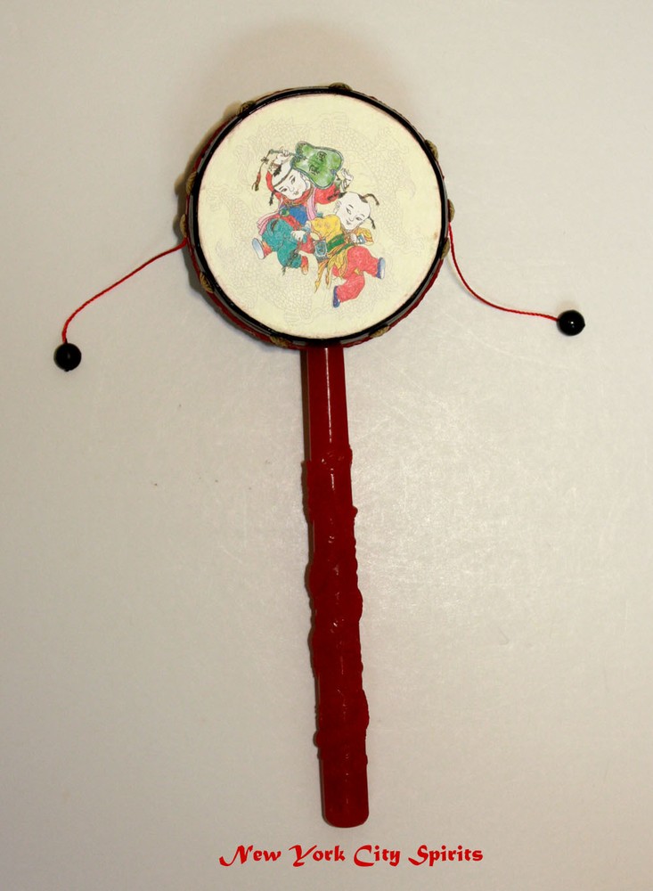 Spindle Hand Drum 3" Dim. x 9.5" Long