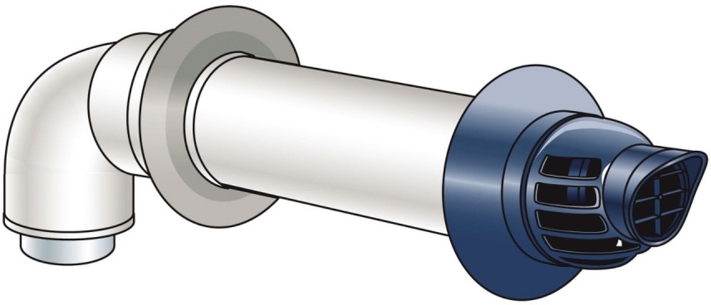 Rinnai 223187 21� Non-Condensing Horizontal Termination Diverter Kit