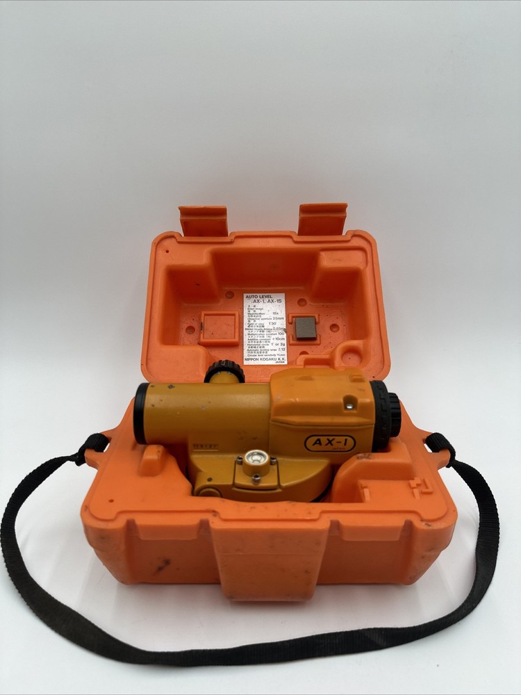 Nikon AX-1 Automatic Surveyor Base & Case Used