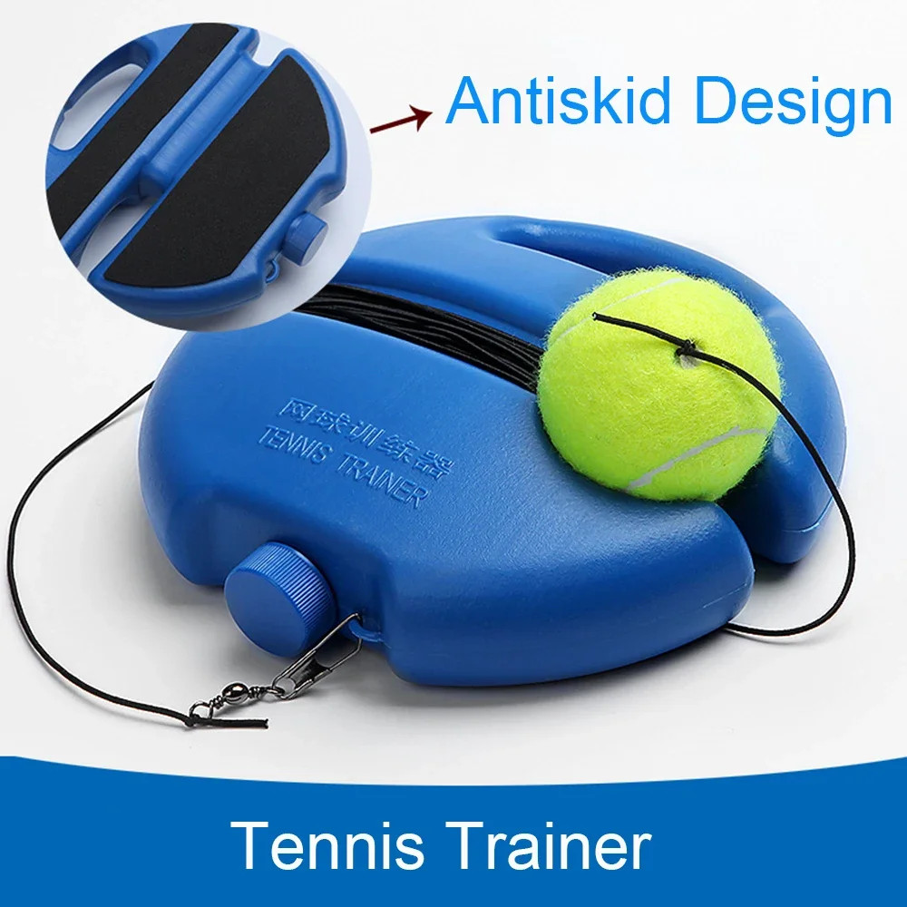 Tennis Trainer Rebound Ball Set Self Practice Training Tool with Base