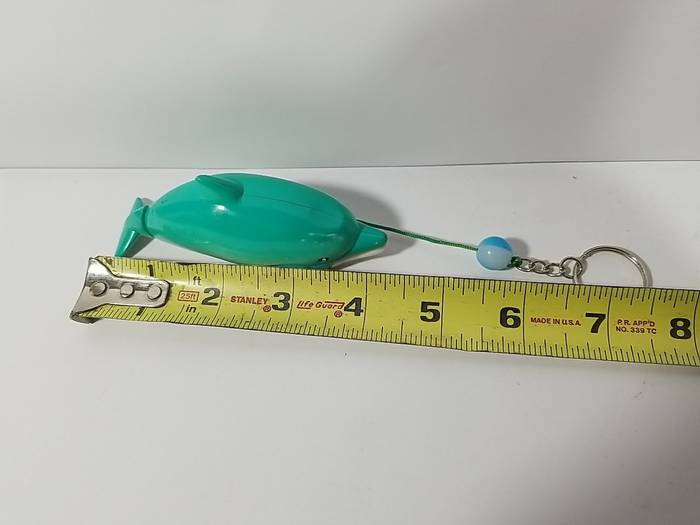 Vintage PULL-STRING Dolphin w/ Flapping Flipper Action Ball Playing - Works