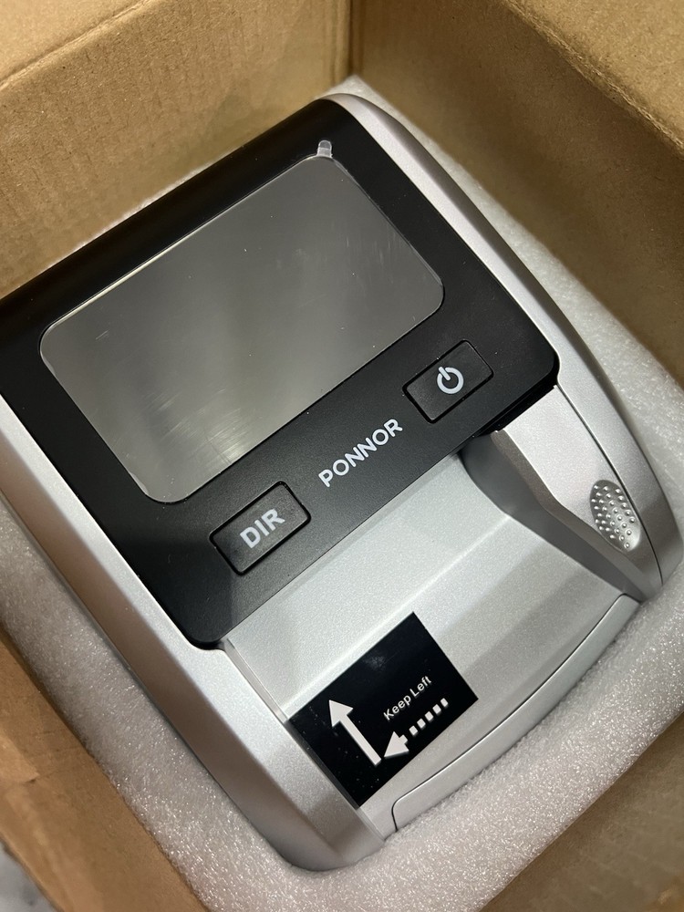 PONNOR AL-135 Banknote Detector Machine, Battery Powered, Plastic