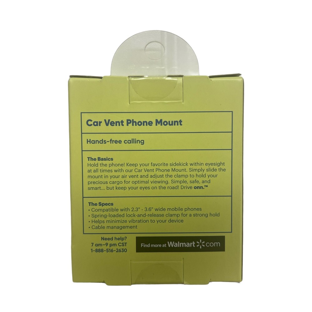 2 Pack Onn Drive Car Vent Phone Mount