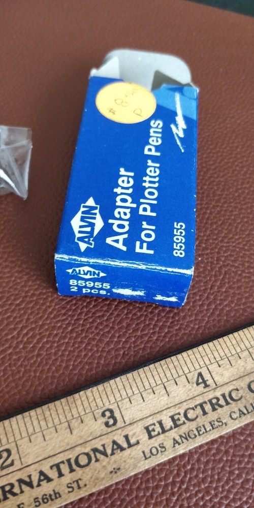 NOS (2 pieces) Alvin Adaptor for Plotter Pens ~ BBC Goerz Calcomp Commodore IBM