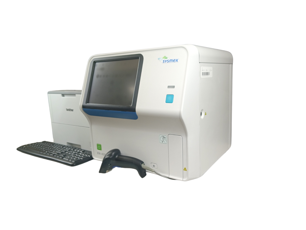 Sysmex XN-450, 6-part differential Hematology Analyzer with printer and scanner