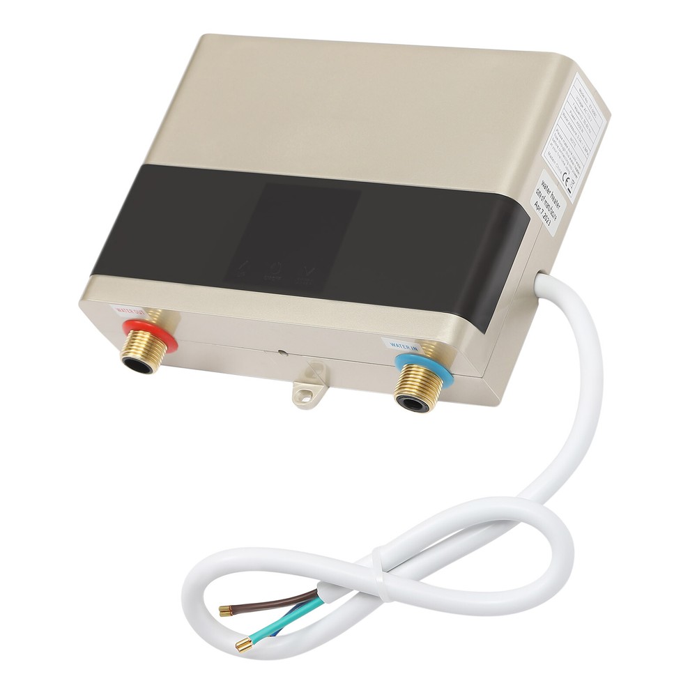 Mini Instant Tankless Water Heater 4000W Remote Control Touch Display Screen
