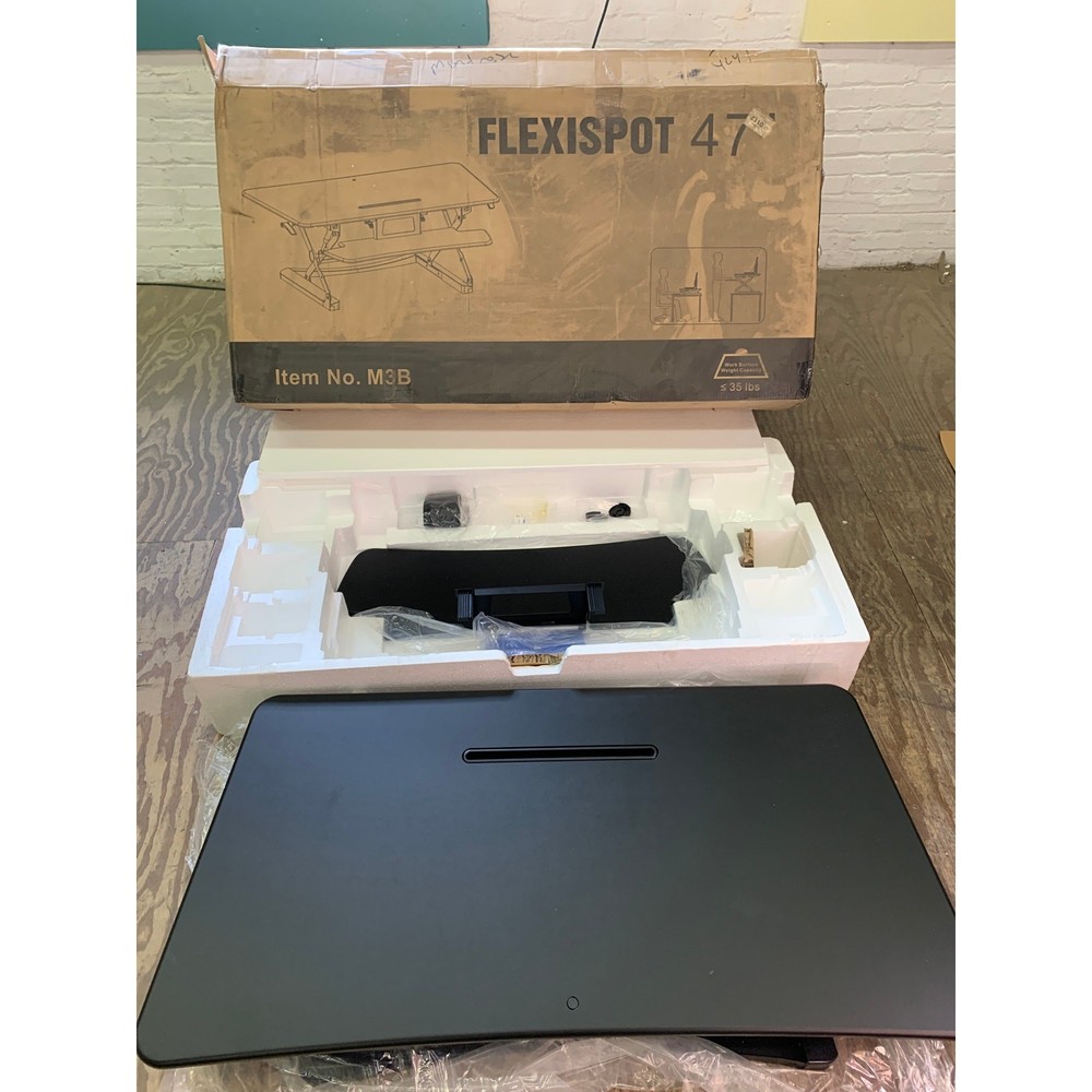 FlexiSpot Standing Desk 47" Computer Riser Keyboard Tray M3B Office Workstation