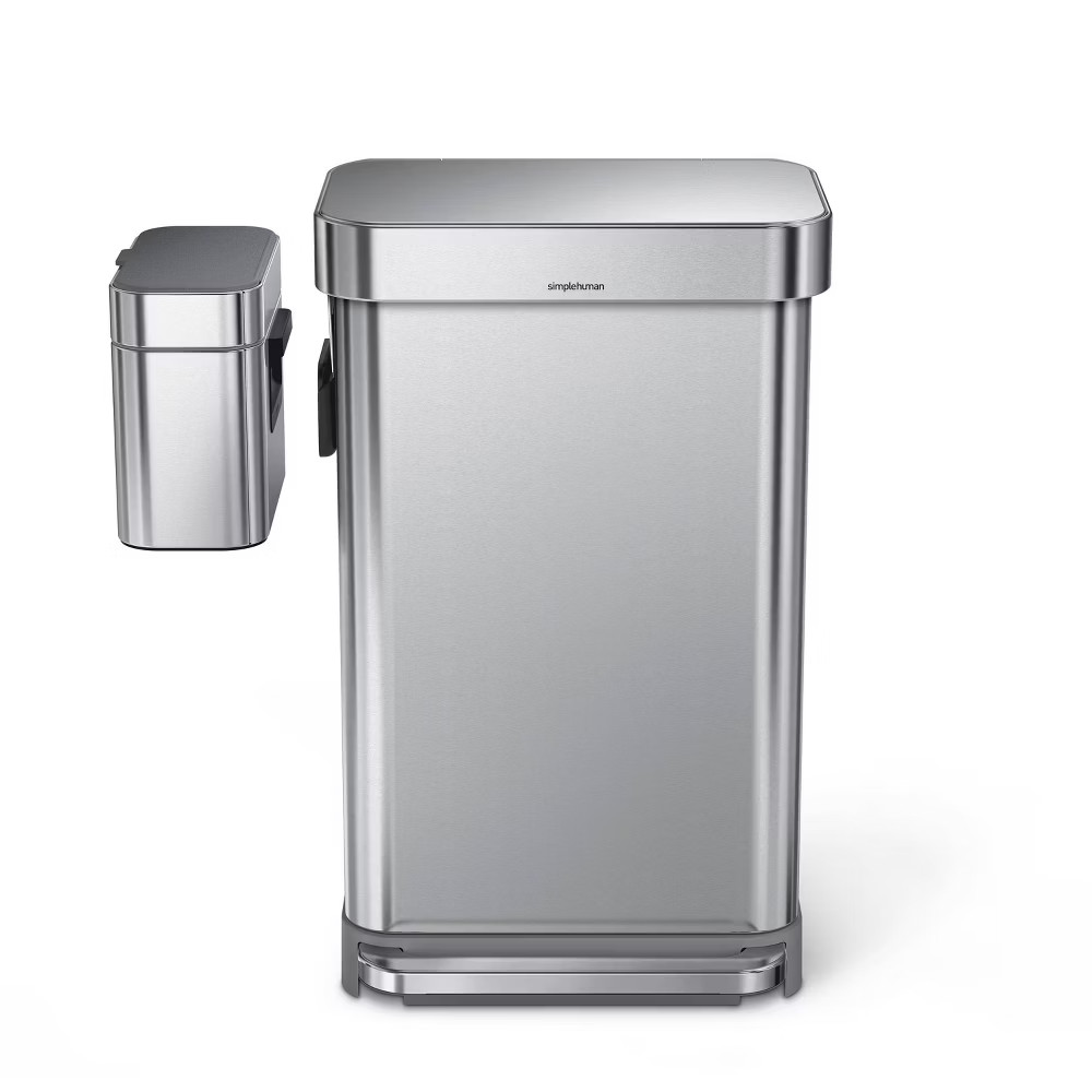 simplehuman Compost Caddy Silver