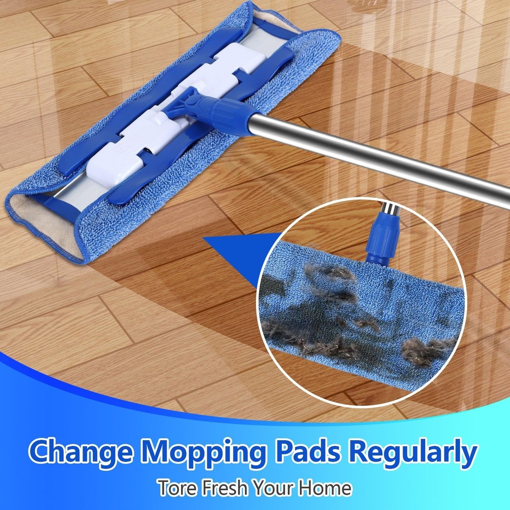 Microfiber Cleaning Cloth Compatible with MR SIGA Professional Microfiber Mop...