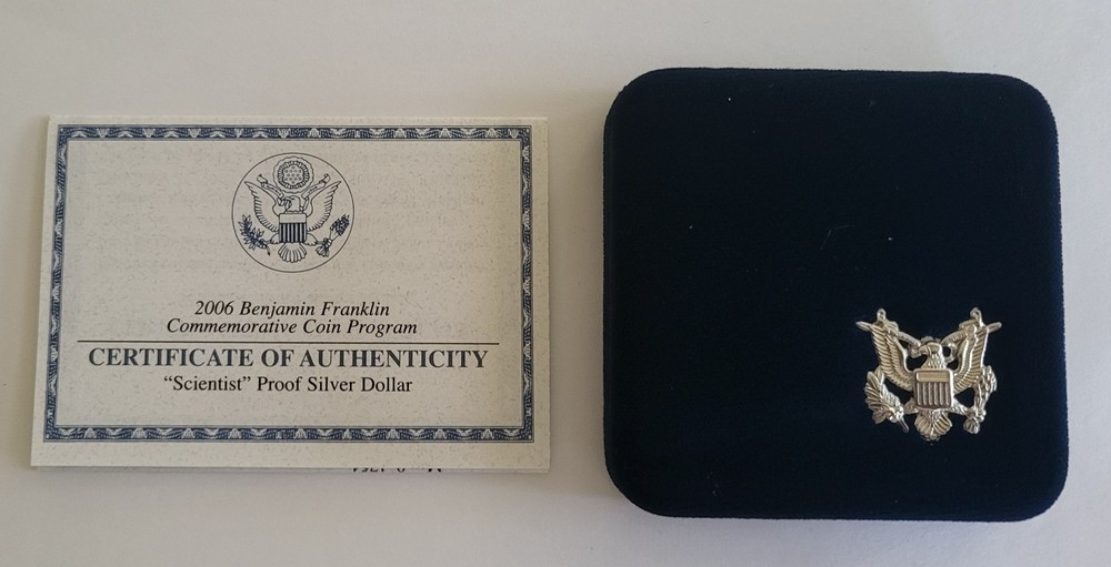 2006 Benjamin Franklin Commemorative Coin Program With COA