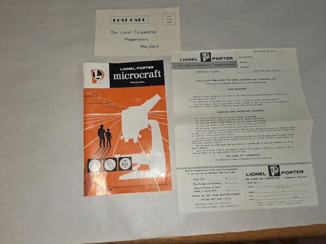 Vintage Porter - Porter Microcraft Microscope Lab Kit 1960s?