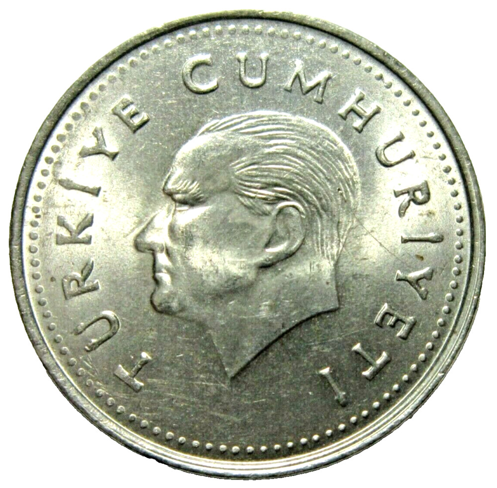 TURKEY.  1000 LIRA,  1990. UNCIRCULATED.