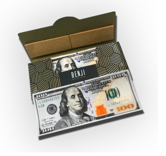 Benji $100 Rolling Papers - Ships from CA, USA