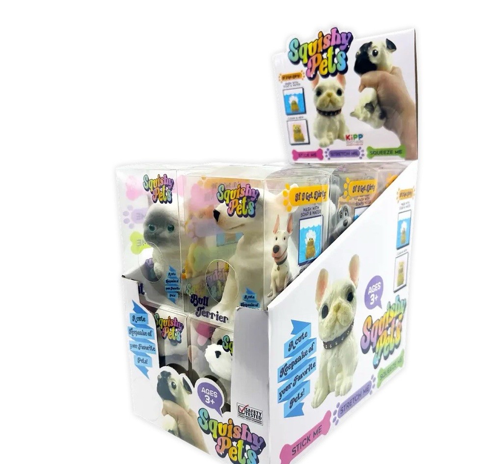 Squishy Pets Keepsake - 12 Pieces Per Retail Ready Display
