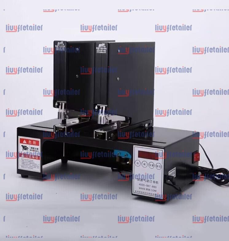 Double Head Automatic Electric Stapler Binding Machine Pneumatic Bookbinding