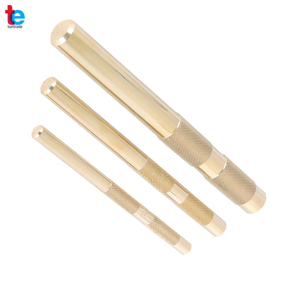 3 Pcs Brass Drift Punch Set 6" ，7" ，8" Replace for 61360