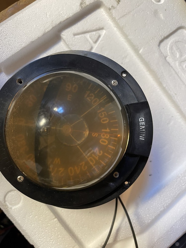 - Vintage Gemini Aqua Meter Compass - Marine -