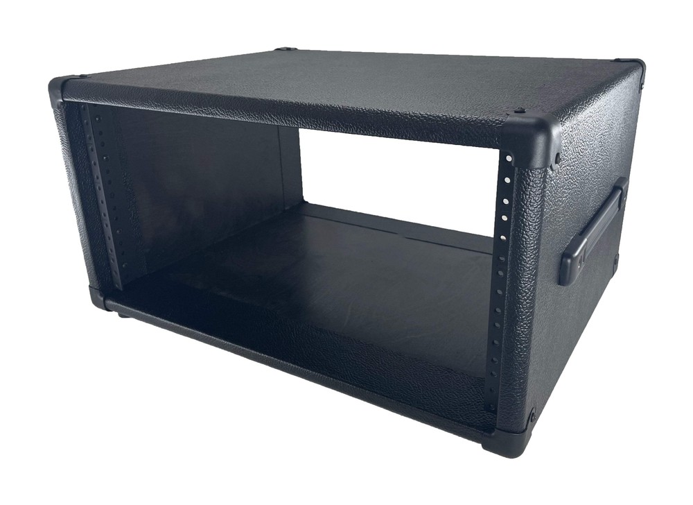 PROCRAFT 5U 16" Deep Rack Case in Black Tolex Wrap - Side Handle Black Hardware