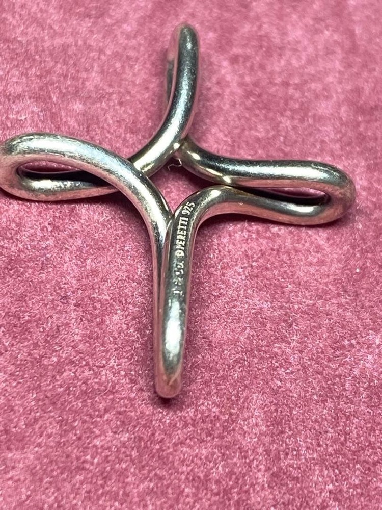 Cross-shaped necklace component, Tiffany & Co. Infinity Cross