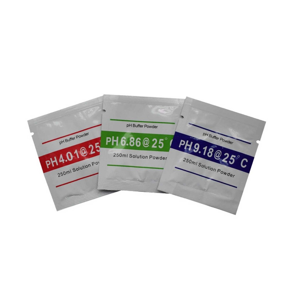 15 Pack pH Buffer Powder Calibration Solution 4.01 6.86 9.18 for Meter Tester 11