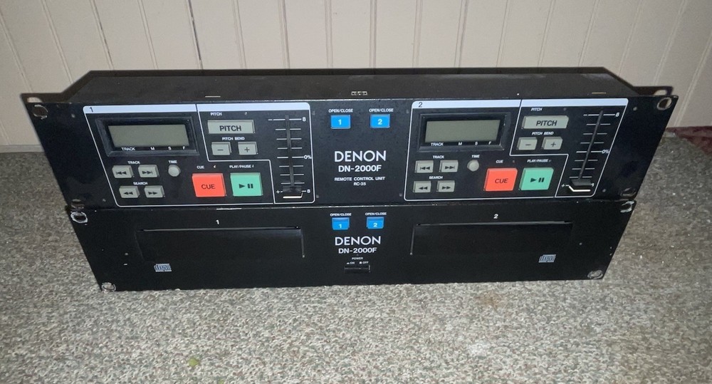 Denon DN-2000F MK3 Double CD Player And Remote Control Unit Works!