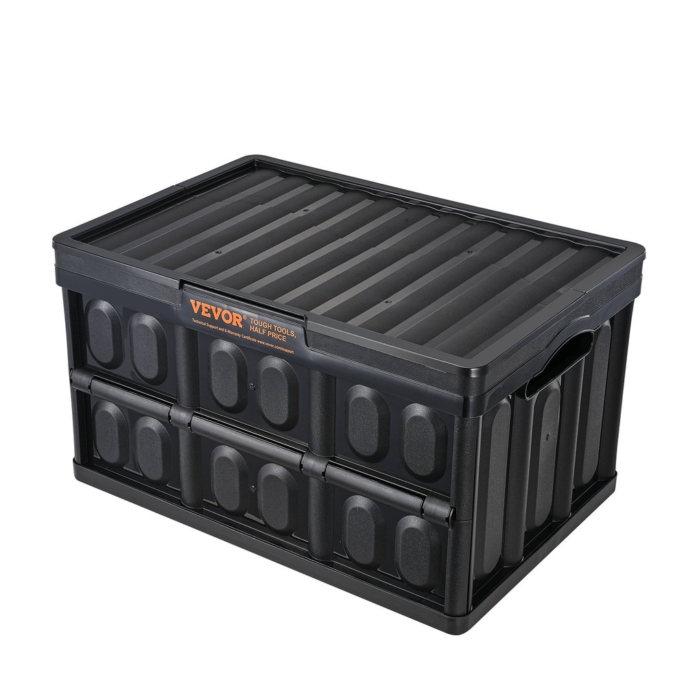 [New]Collapsible Storage Bins w/Lids,45L 3 Packs,Folding Plastic Stackable Utili