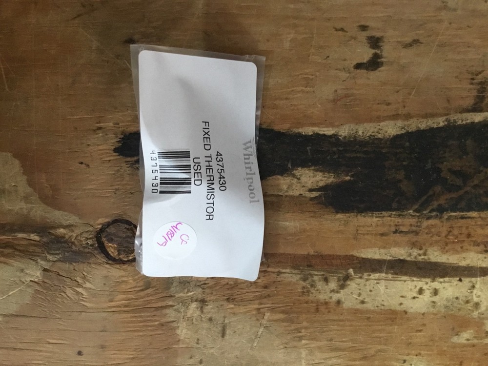 4375430 Whirlpool Microwave Fixed Thermistor