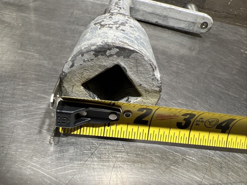 Vintage cast iron milling machine handle