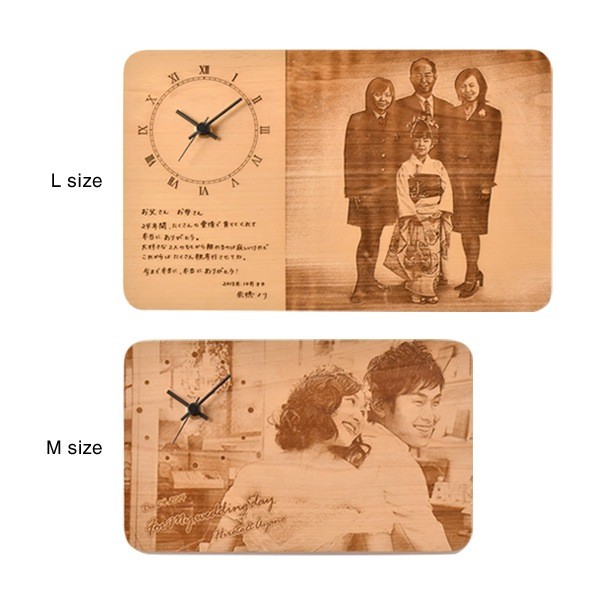 L Size Message Board Clock – Personalized Wedding Thank You Gift