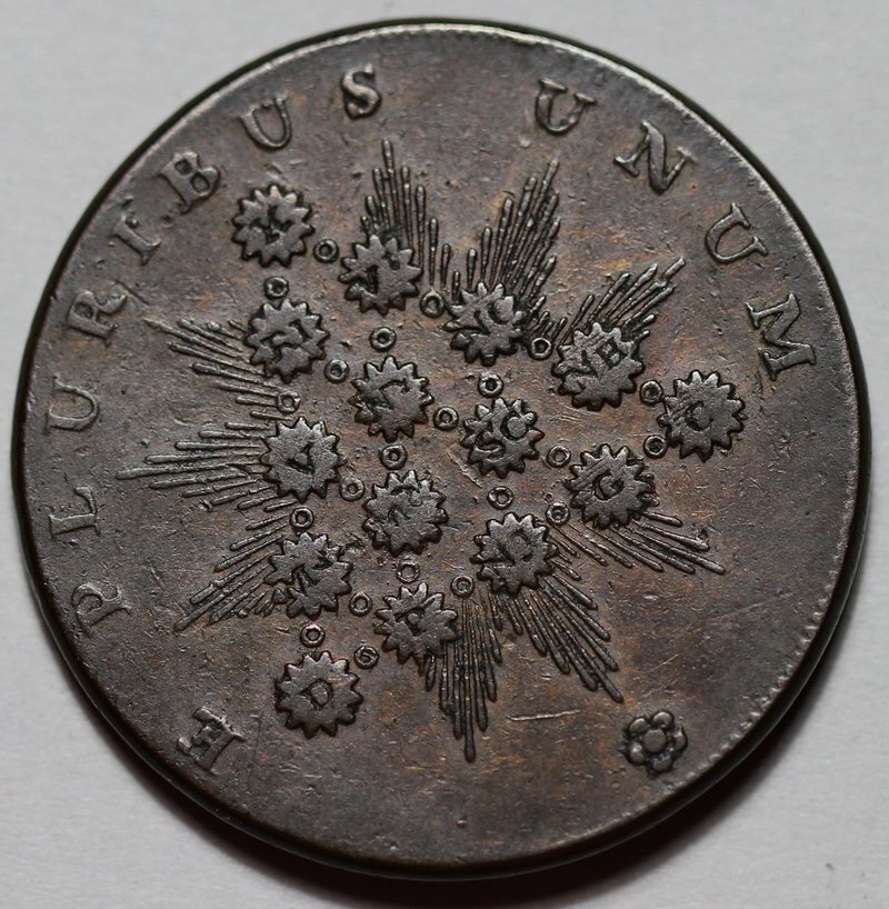 (c1790's) Plain Edge - Kentucky Token - US Copper Colonial Coin