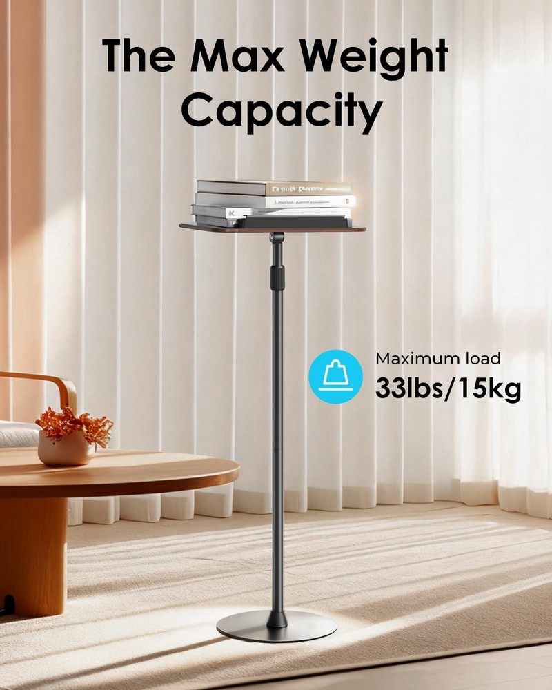 Floor Book Stand Height Adjustable Reading Stand Multi-Purpose Book